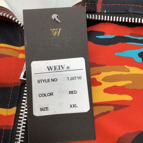 WEIV‎ Los Angeles Mens Long Sleeve Full Zip Jacket Size XXL NWT - Picture 7 of 9